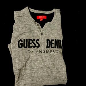 Guess long sleeve shirt size:M color- dark grey